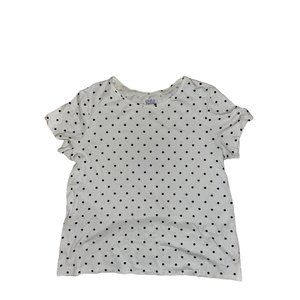 Croft & Barrow Women’s The Classic Tee White/Black Size XL